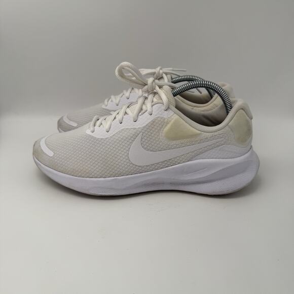 Nike Revolution 7 Women's White Training Running Sneakers Size 9.5 FB2208-100 - Picture 4 of 9